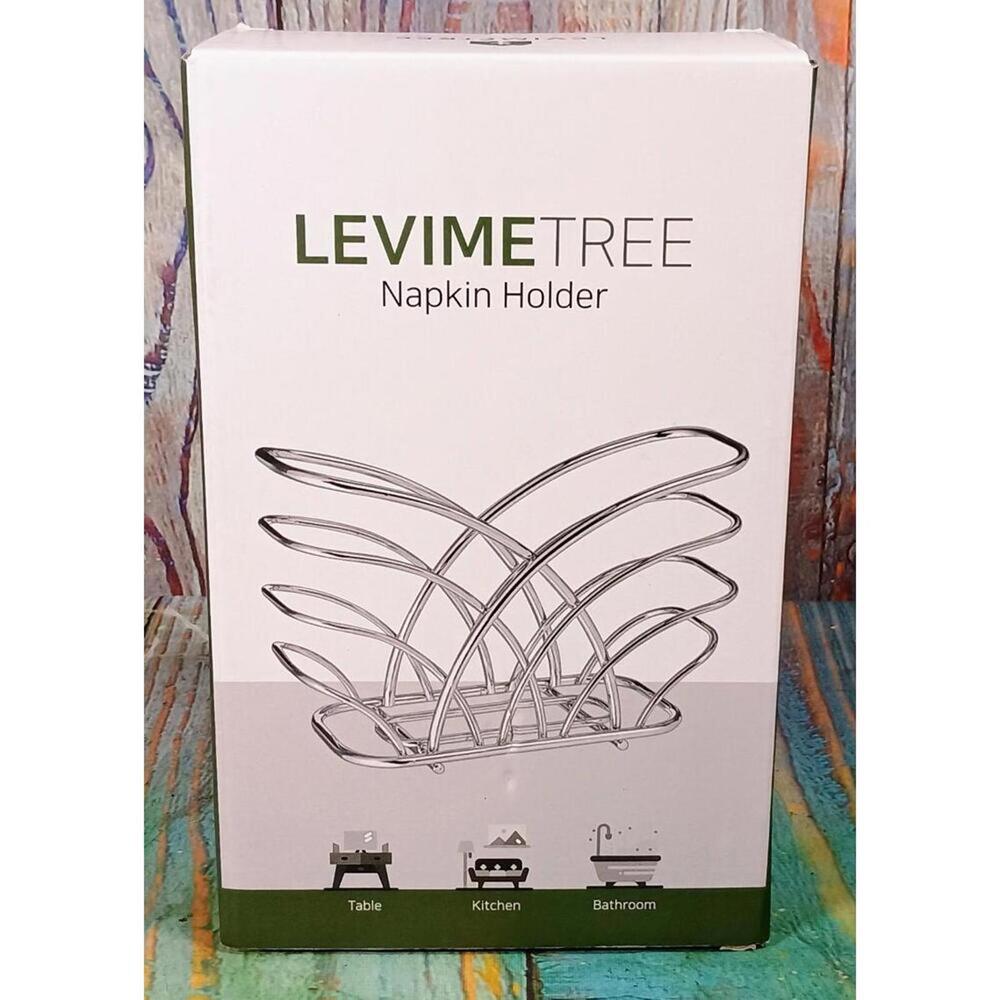 LEVIMETREE Napkin Holder‎ Stainless Steel Kitchen Organizer